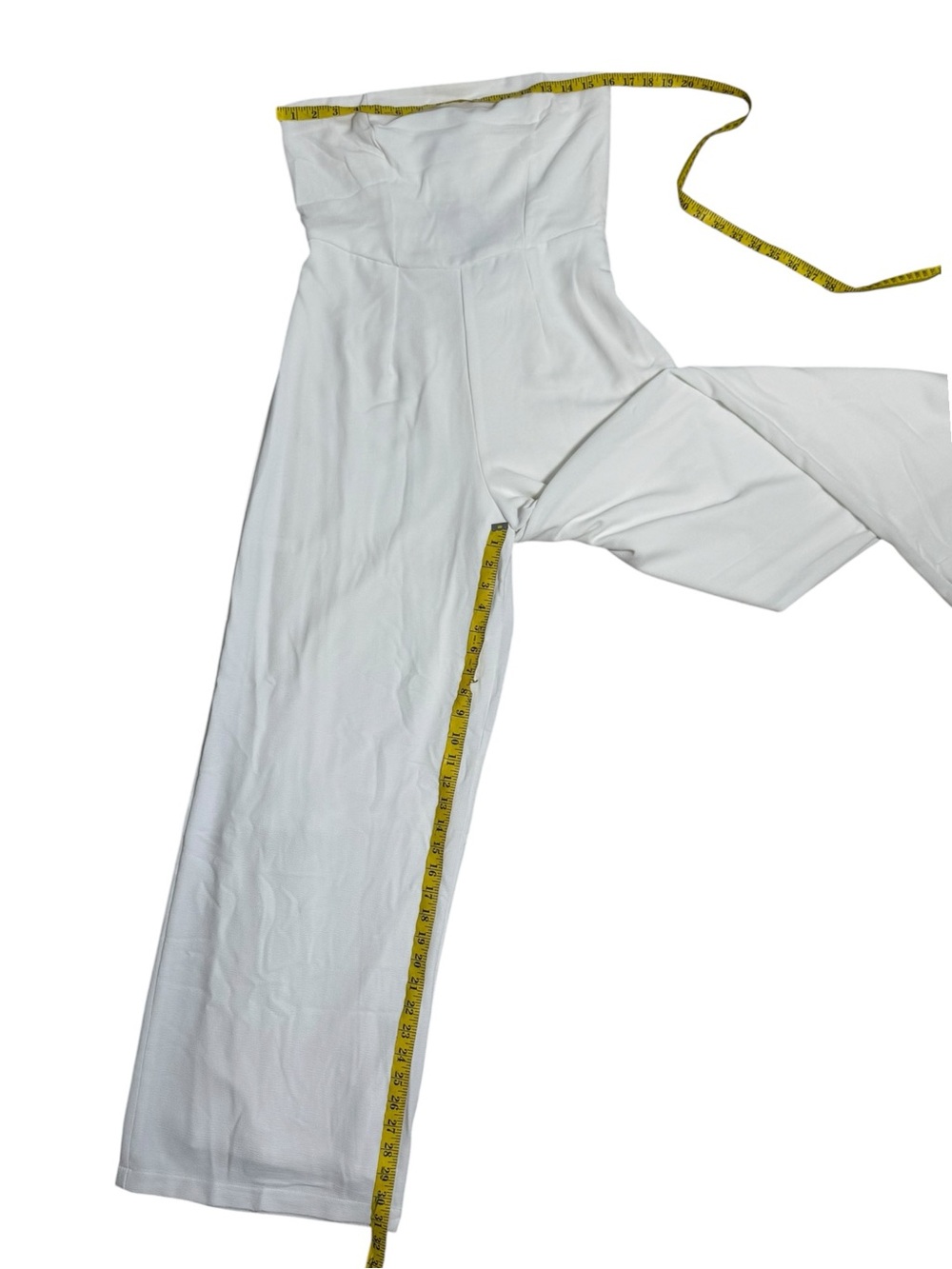 Wild Fable White Wide Leg Jumpsuit Removable Straps Size M NWT - Picture 4 of 9